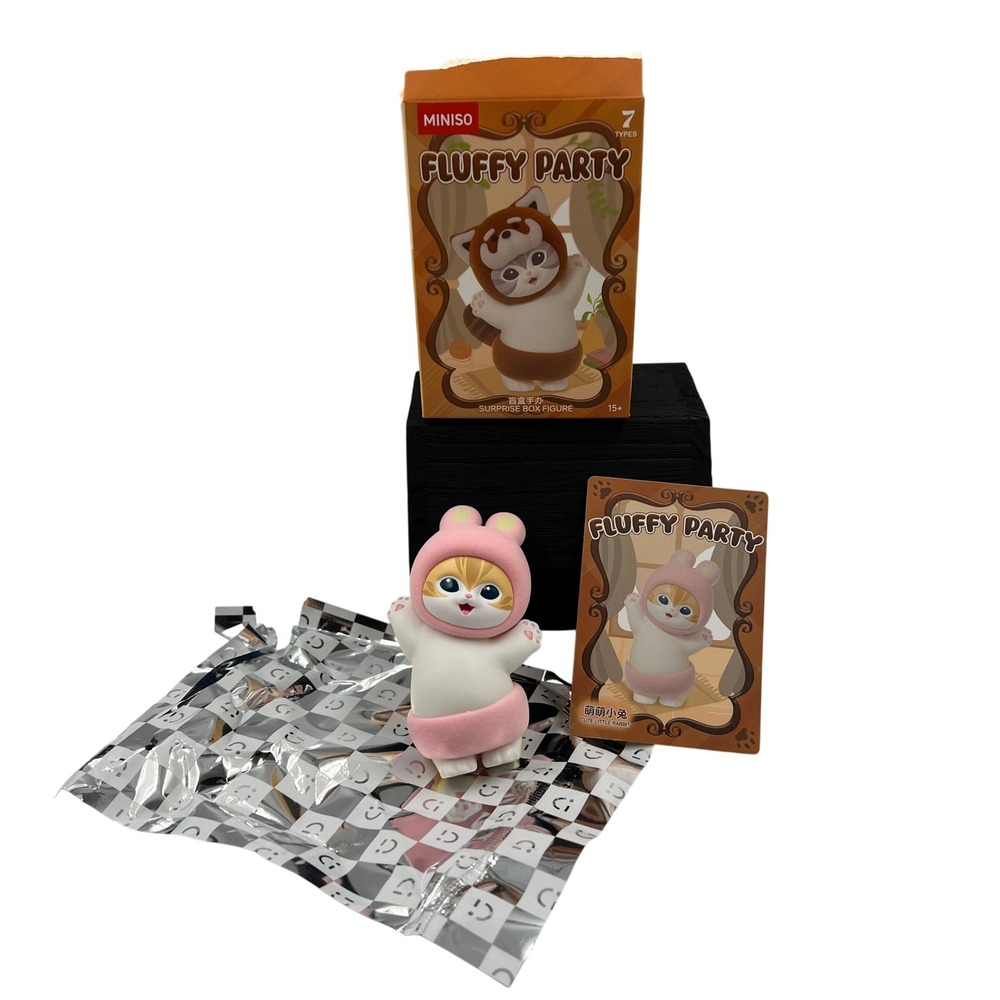 MINISO Mofusand Fluffy Party Cute Little Rabbit Figure Surprise Box MN202450